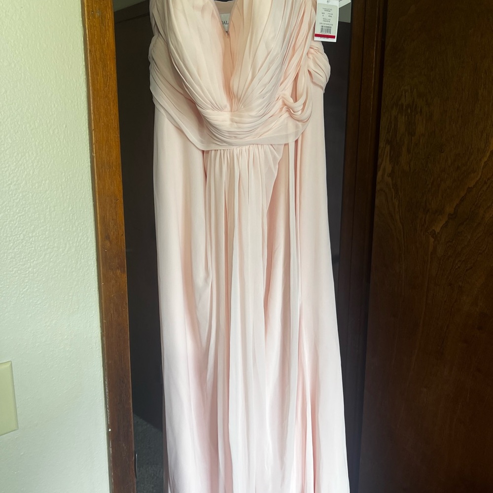 Elegant Pink Evening Gown